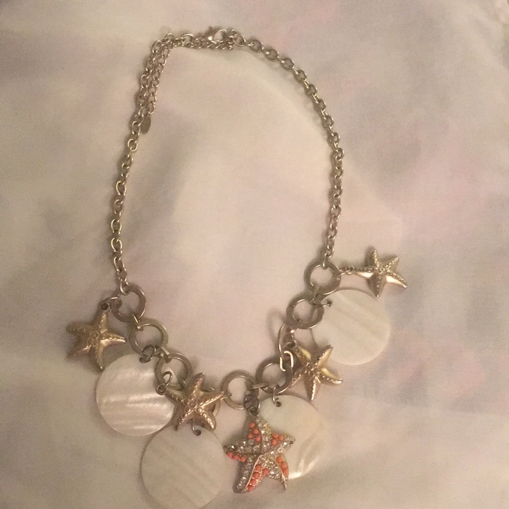 Beautiful Starfish and Shell Necklace